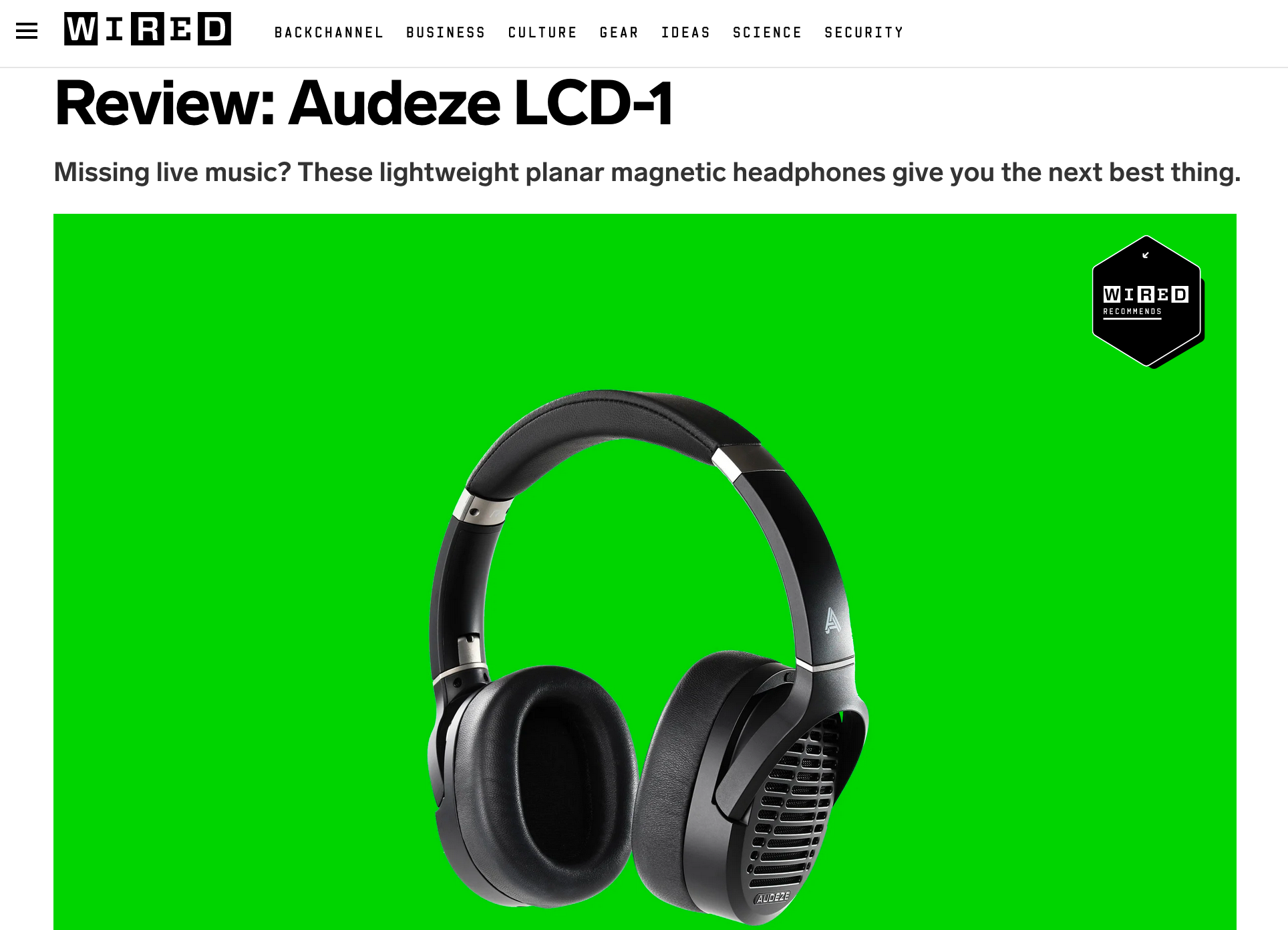 Audeze lcd1 best sale