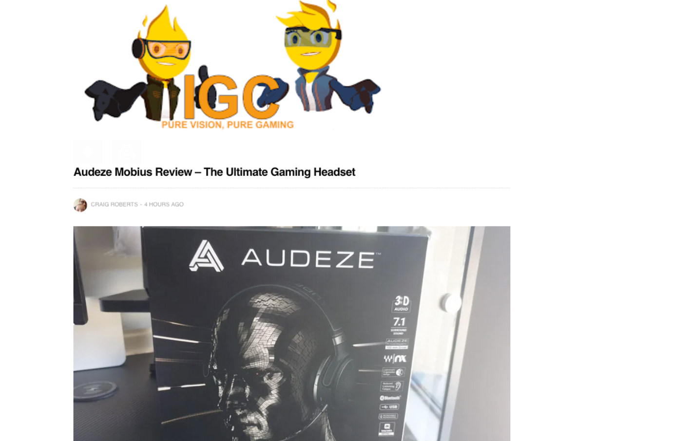 Audeze Mobius Spatial Audio Headset, Best for Immersive Gaming - Audeze LLC